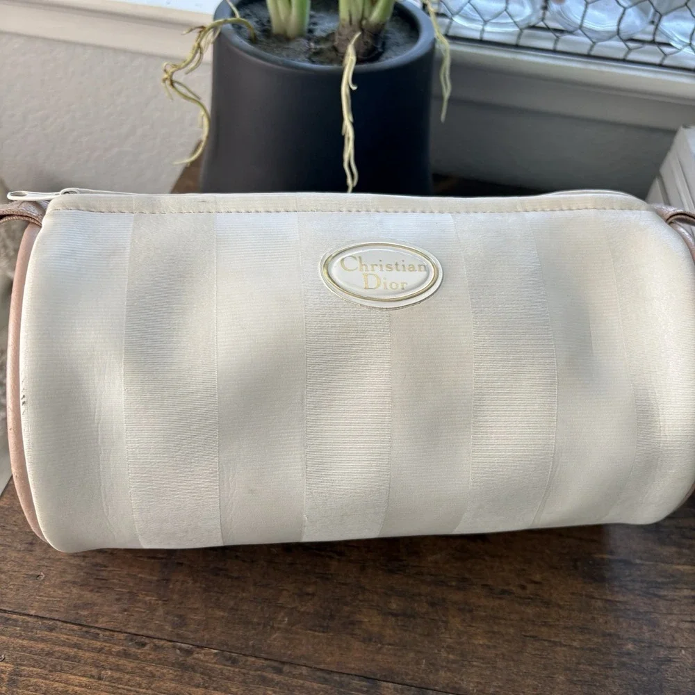 Vintage Christian Dior Satan Makep Bag